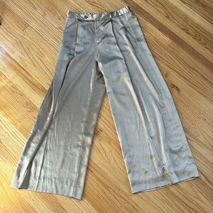 Banana Republic wide leg satin pant